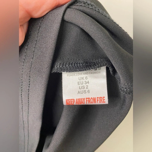 Missguided Lace up Front Black Mini Skirt - Picture 6 of 6